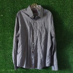 UNTUCKit Men's Charcoal Button-Down Shirt